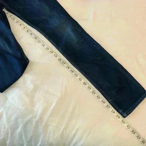 Hudson Womens jeans 25 Blue Collin Flap Skinny ankle dark wash denim poc… - Picture 14 of 17